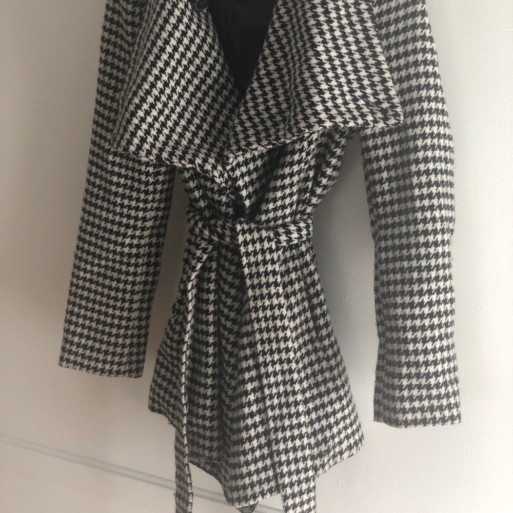Houndstooth Winter Coat - One of a kind!